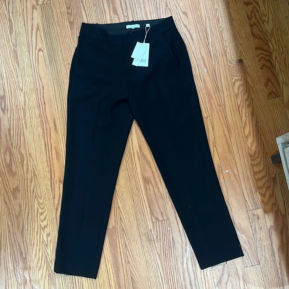 Vince NWT black tapered ankle trousers
